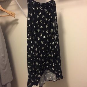 ASOS floral wrap skirt